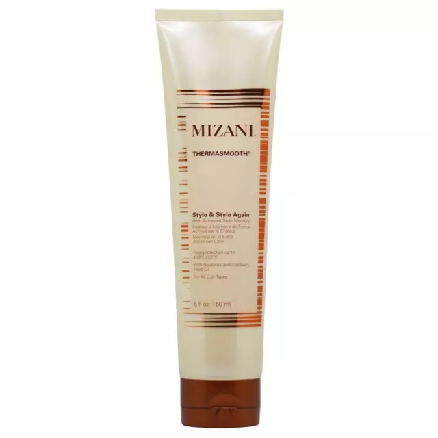 [Mizani] Thermasmooth Style & Style Again Heat Activated Memory Cream 5Oz