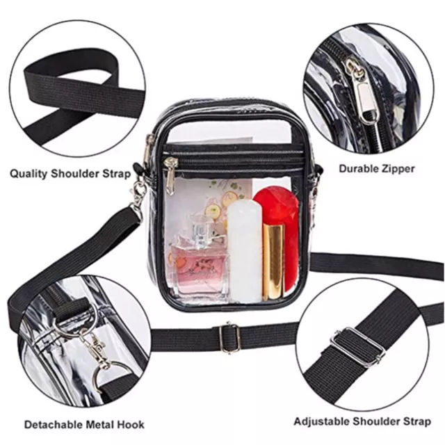 Crossbody Bag Fashionable Waterproof Portable Travel Lotion Makeup Bag Cosmetic