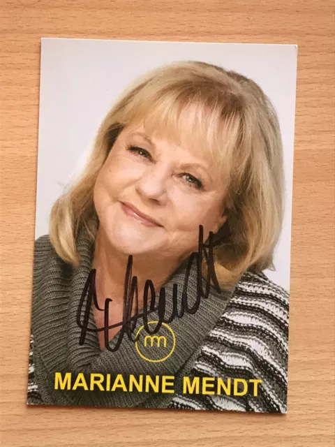 Marianne Mendt Schlager orig. signiert - TV FILM MUSIK #2035