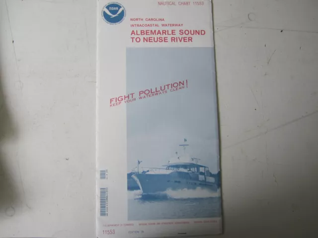 Noaa nautical chart Albemarle sound to Neuse River