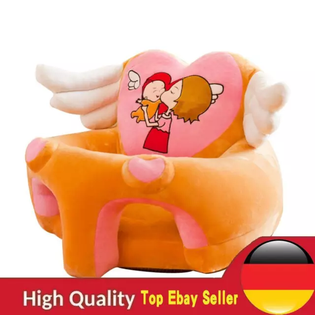 Foru-1 Cartoon Kinder Sofabezug niedliche Flügel Baby Lerne Sitzen Stuhl Bezug O