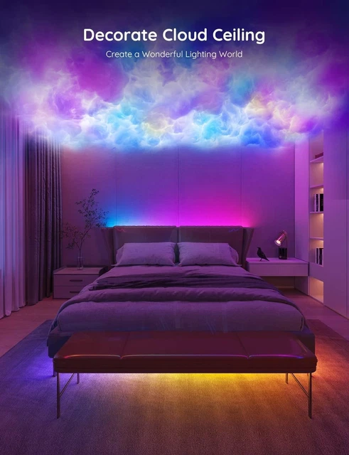 GOVEE LED STRIP Light 10m RGBIC Bluetooth App Control Color Changing £ ...