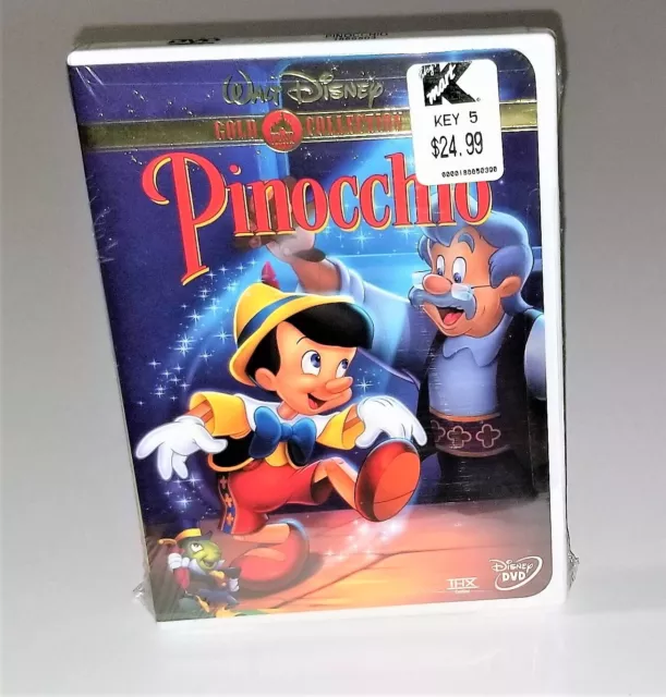 Pinocchio Gold Collection DVD 1999 Brand New