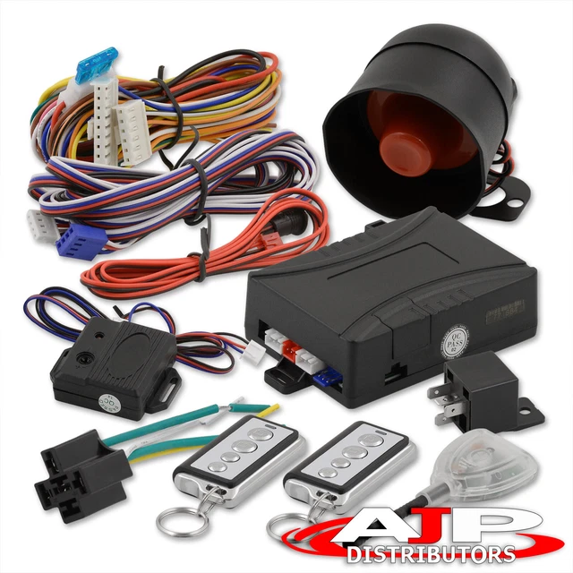 JDM Remote Engine Start Vehicle Car Alarm Security System w/ Wiring For Audi VW