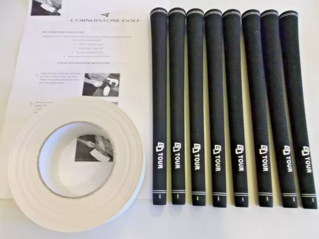 8 x Velvet style Golf Grips brand new with tape and instructions