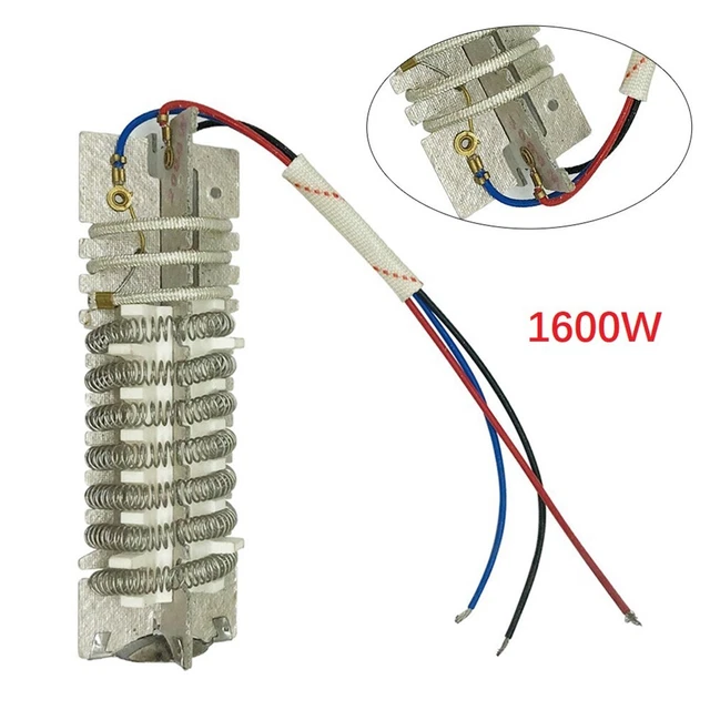 Élément chauffant ventilateur thermique trois fils AC220V chauffage en cérami