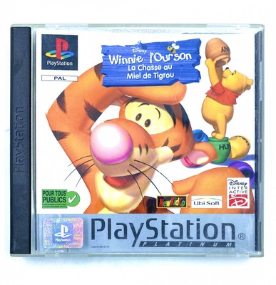 Jeu Playstation 1 PS1 VF  Winnie l'Ourson Chasse au miel de Tigrou avec notice 