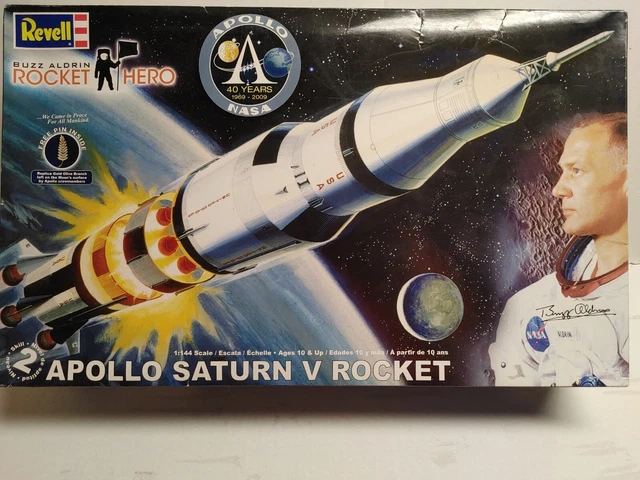 REVELL 1/144 APOLLO Saturn V Rocket 40th Anniversary Moon Landing w ...