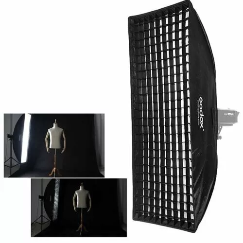 Godox 35x160cm Softbox Bowens Mount with Honeycomb Grid For Studio Flash Strobe