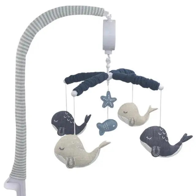 Lolli Living Musical Cot Mobile (Oceania Whales)
