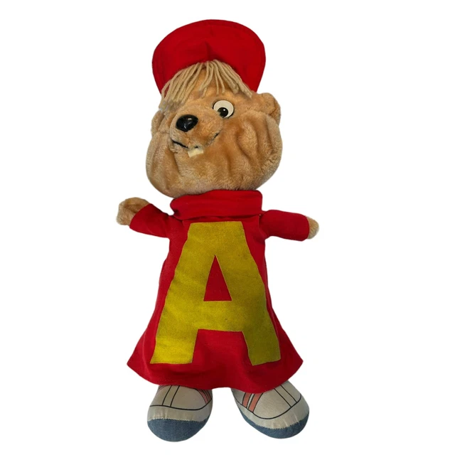 VINTAGE 1983 ALVIN And The Chipmunks Alvin Doll With Talking Pull