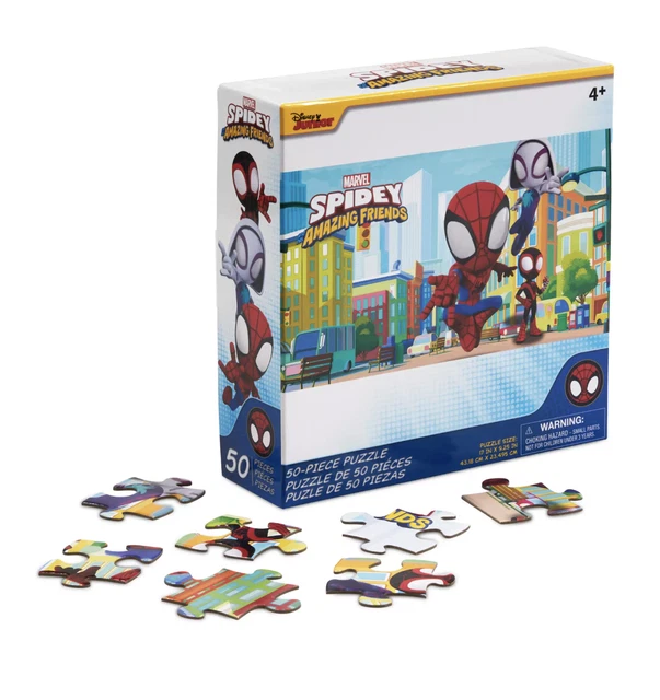 DISNEY JUNIOR MARVEL Spidey and His Amazing Friends 50pcs Puzzle New ...