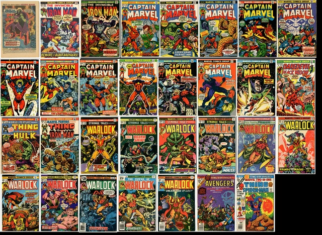 Thanos War Jim Starlin FULL RUN Invincible Iron Man 55 coverless replica cover