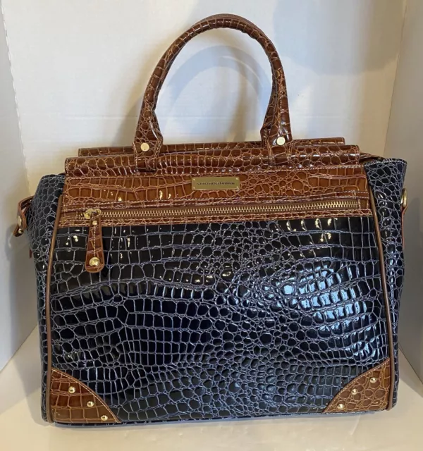Samantha Brown Croco Embossed Travel Carry On