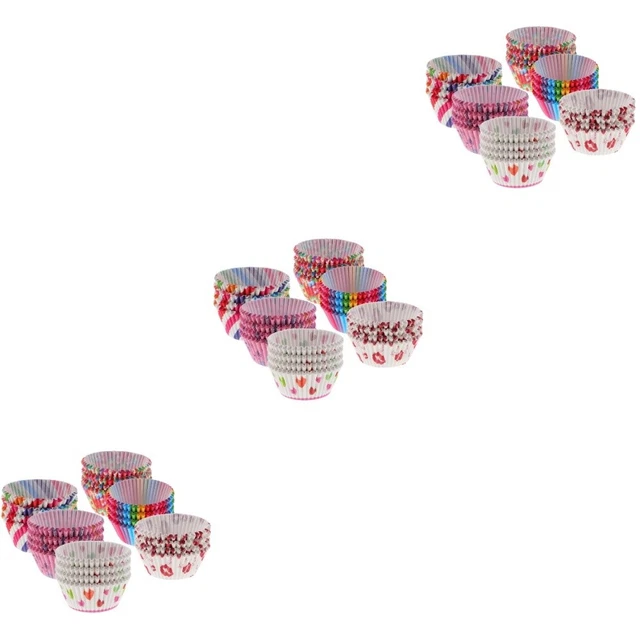 1800 piezas Caja de hornear pastel Taza de papel Taza de hornear Muffin Taza de papel