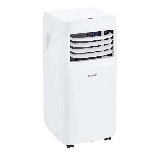 Amazon Basics Climatiseur portable avec déshumidificateur 8000 btu/h, White
