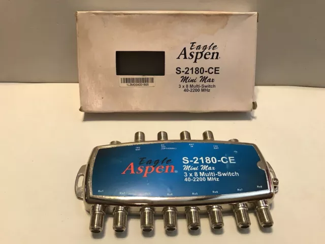 MULTI SWITCH 3X8 SAT EAGLE ASPEN S2180-CE 40-2200MHz 