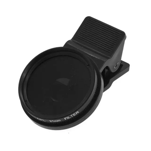 fr 37mm Ultra Slim CPL Circular Polarizing Filter with Clip for Phone Lens