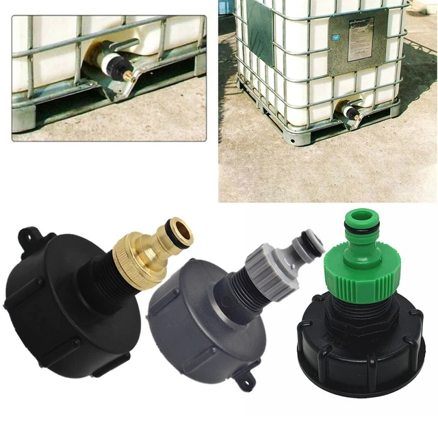 Adattatore Per Serbatoio IBC 1000L – Raccordo Per Tubo Giardino Da 60mm – Facile Collegamento Per Valvola A Contrafforte - 4
