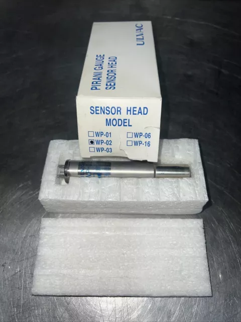 ULVAC PIRANI GAUGE SENSOR HEAD MODEL WP-02, NOS Surplus