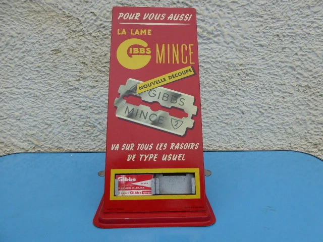 Présentoir Publicitaire Ancien En Carton - MEPPS, BRETTON, Mitchell - Années 70 - France