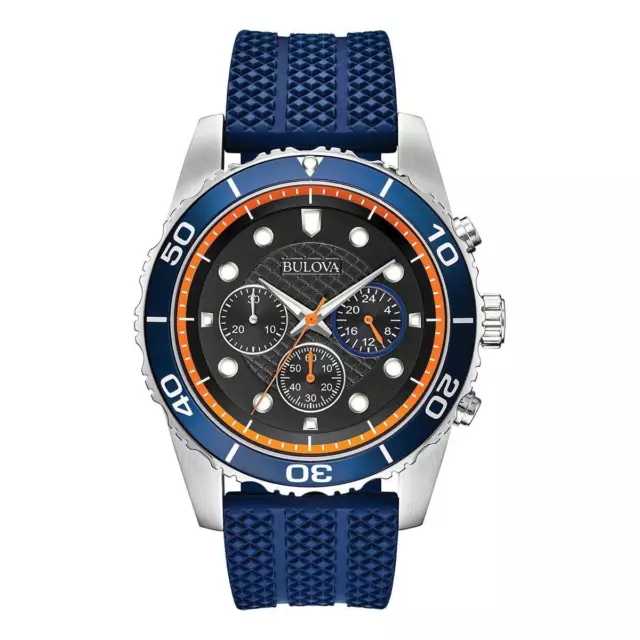 Bulova Men's Sport 42mm Quartz Watch Chronograph 98A205