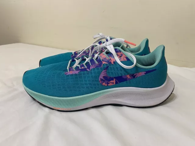 Nike Air Zoom Pegasus 37 Aquamarine Tropical Twist DH3051-300 Women’s Size 9.5