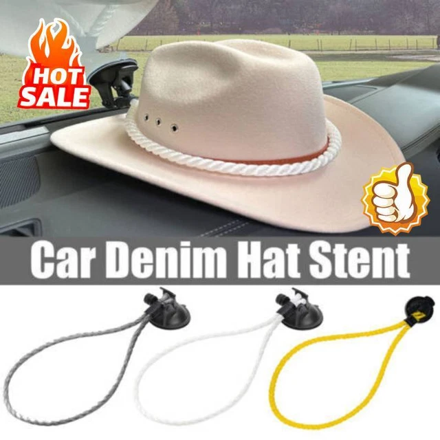 Car Hat Mounts, Cowboy Hat Holder Saver Space Cowboy Hat Rack for Truck SUV Car_