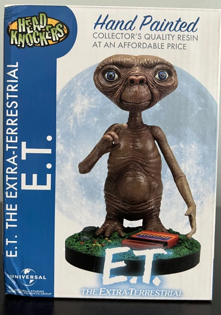 NECA E.T. The Extra Terrestrial bobble Head Knockers Resin 7" Hand Painted *NEW*