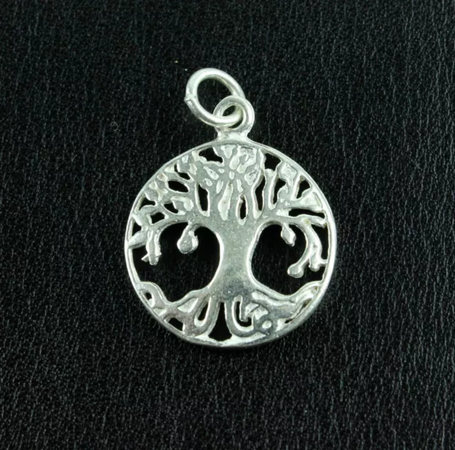 Albero Vita Rimorchio Vero 925 Argento Della Energie Unisex Regalo Yoga