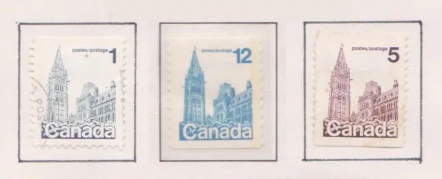 (F223-31) 1977-8 Canada definitive 18stamps 1c to 32c mint &used (AF)