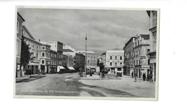 Nr-51340 Foto  PK Ried im Innkreis  Stelzhamerplatz im Winter O.Ö.