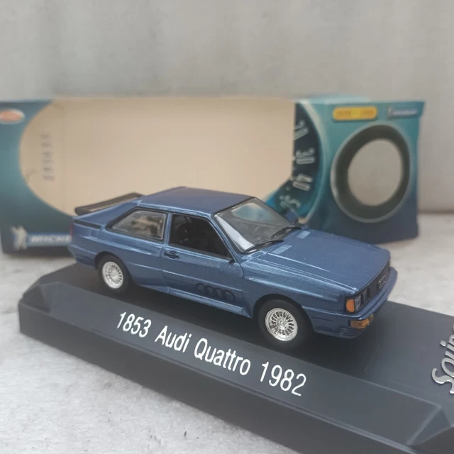 Voiture Miniature Audi Quattro 1981 Solido 1/43 En Métal - Boîte D'origine - Occasion