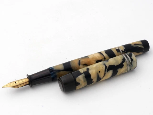 Stylo Plume Vintage Stylomine 303 - Plume En Or 18 Carats - À Restaurer