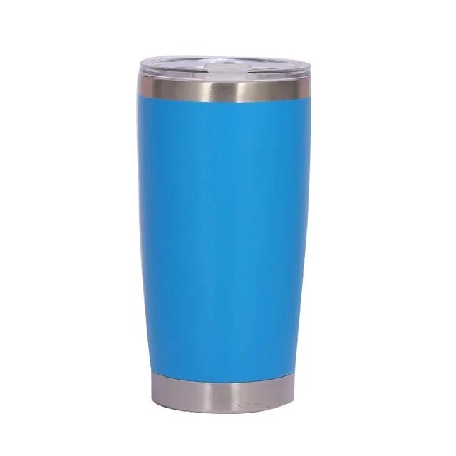 20oz Stainless Steel Tumbler Slider Lid Vacuum Insulated Travel Cup Coffee Mug