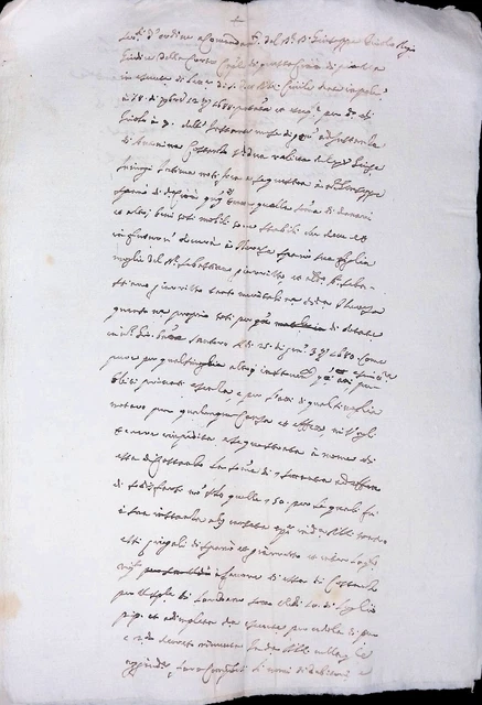 (C65) - Documenti Manoscritti  Seicenteschi  23 Facciate Scritte - Xvii° Secolo