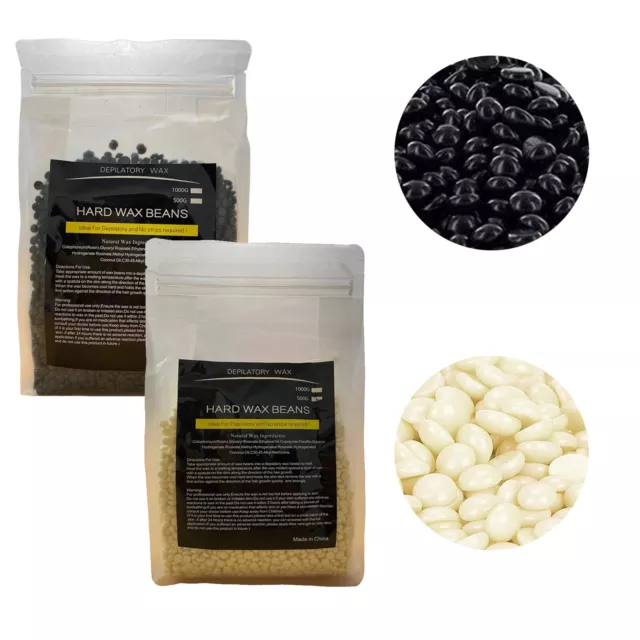 Depilatory Hard Wax Beans Waxing Beads Pellet Hot Brazilian Body Hair Removal