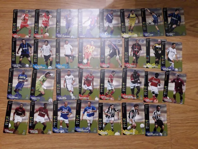 Lotto 31 cards Football Champions Serie A 2003-2004 names in description