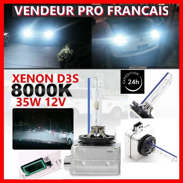 Lampadina Xenon D2S 35W 6000K HID - Ricambio Per Fari Originali Auto (Osram/Philips Compatibile)