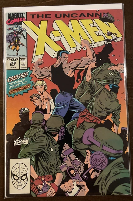 Uncanny X-Men #259 VF 8.0 MARVEL COMICS 1989 COLOSSUS VS THE GENOSHANS