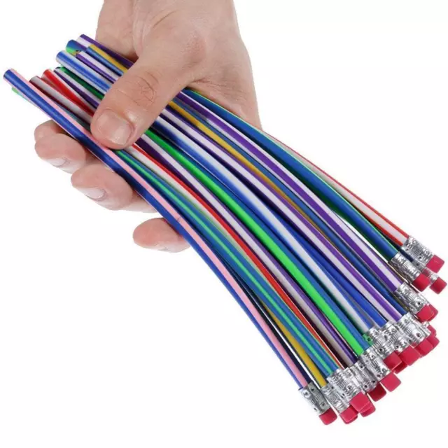 Soft Flexible Pencils Bend Kids Children School Equipment L3V1 Q8G4 High✨ V5K6