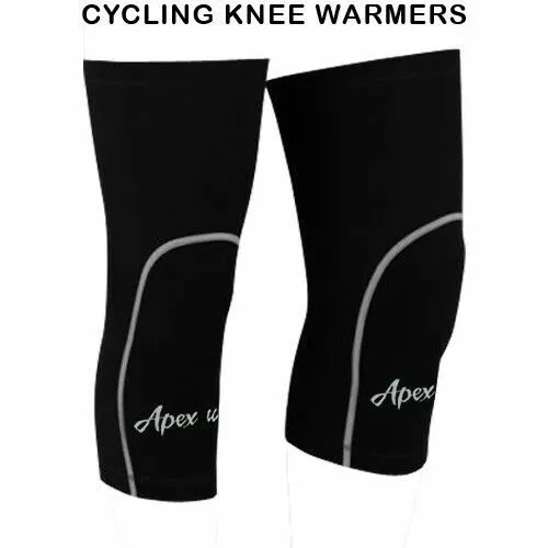 Mens Cycling Knee Warmer Thermal Winter Running Cycle Knee Warmers