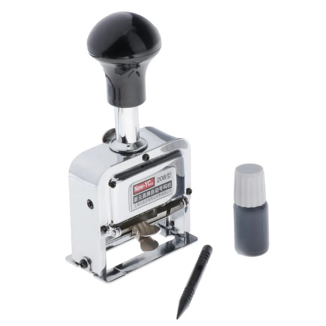 Coder - Numeratore Automatico A 8 Cifre - Datario In Metallo -208