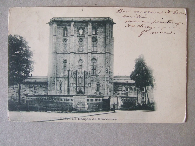 Cpa Vincennes (94) Le Dunjon