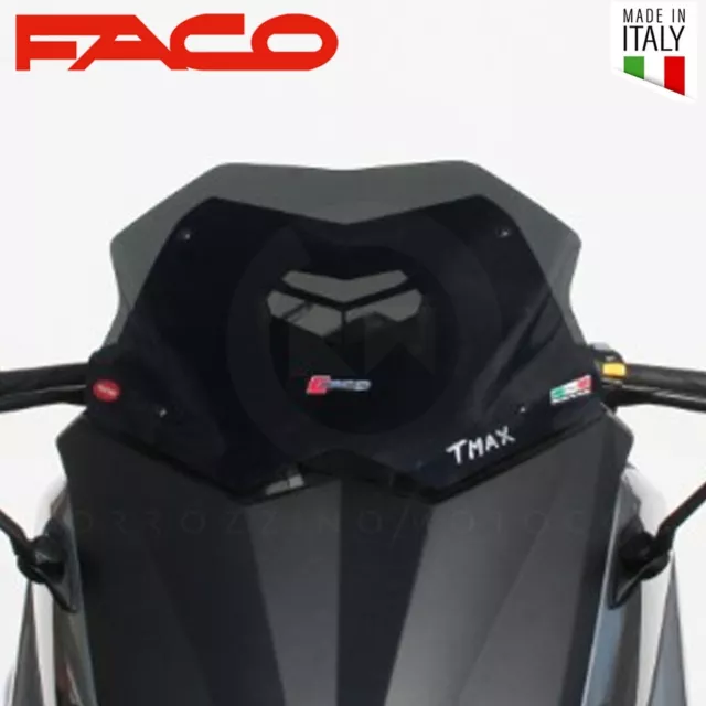 Cupolino T-Max 530 Fumè Scuro Basso Spoiler Sportivo Yamaha Xp Tmax 530 2012-16