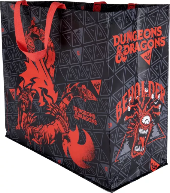 Konix Dungeons & Dragons Shopping Bag 40 x 45 x 20 cm - Recycled Material - Mons