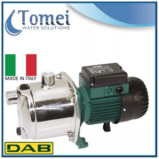 pompa autoadescante in acciaio inox JETINOX 112 M 1KW 1,36HP 1x240V DAB acqua