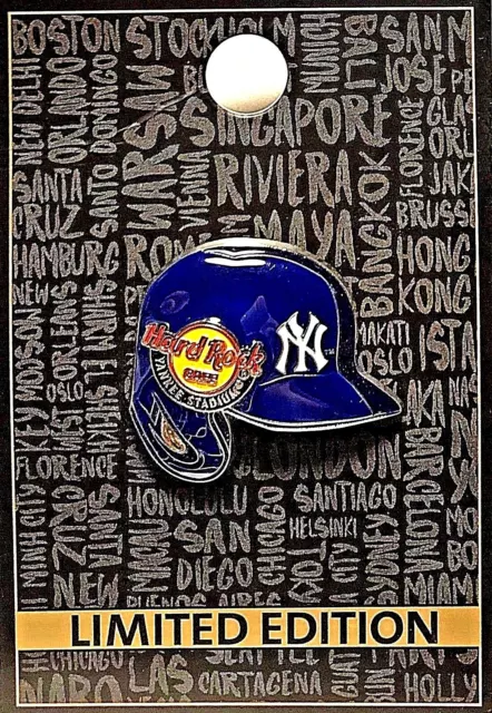 Hard Rock Cafe Yankee Stadium New York Yankees Batting Helmet Pin New LE # 95357