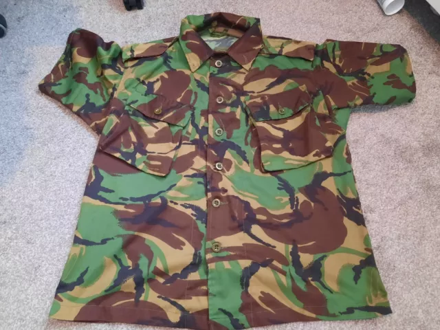 BRITISH ARMY COMBAT Short Sleeve Shirt Tropical DPM Camouflage Jacket ...