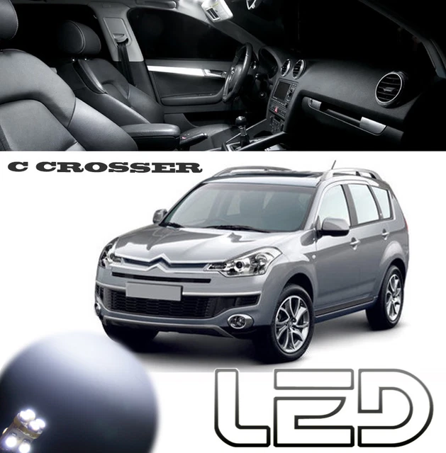 2 Ampoules LED W5W Canbus Pour Veilleuses - Blanc 6000K - Compatible Citroën C-Crosser Et Autres